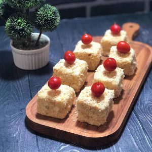 آموزش فینگرفود کیک مرغ