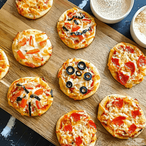 آموزش فینگرفود مینی پیتزا با نان